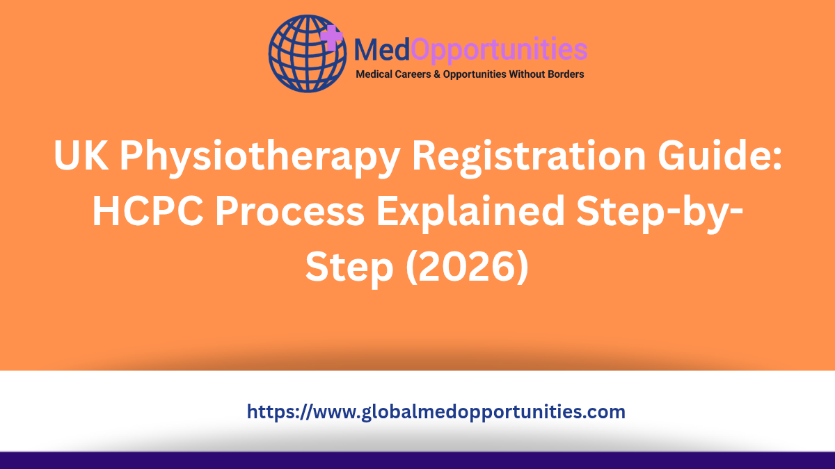 UK Physiotherapy Registration Guide: HCPC Process Explained Step-by-Step (2026)
