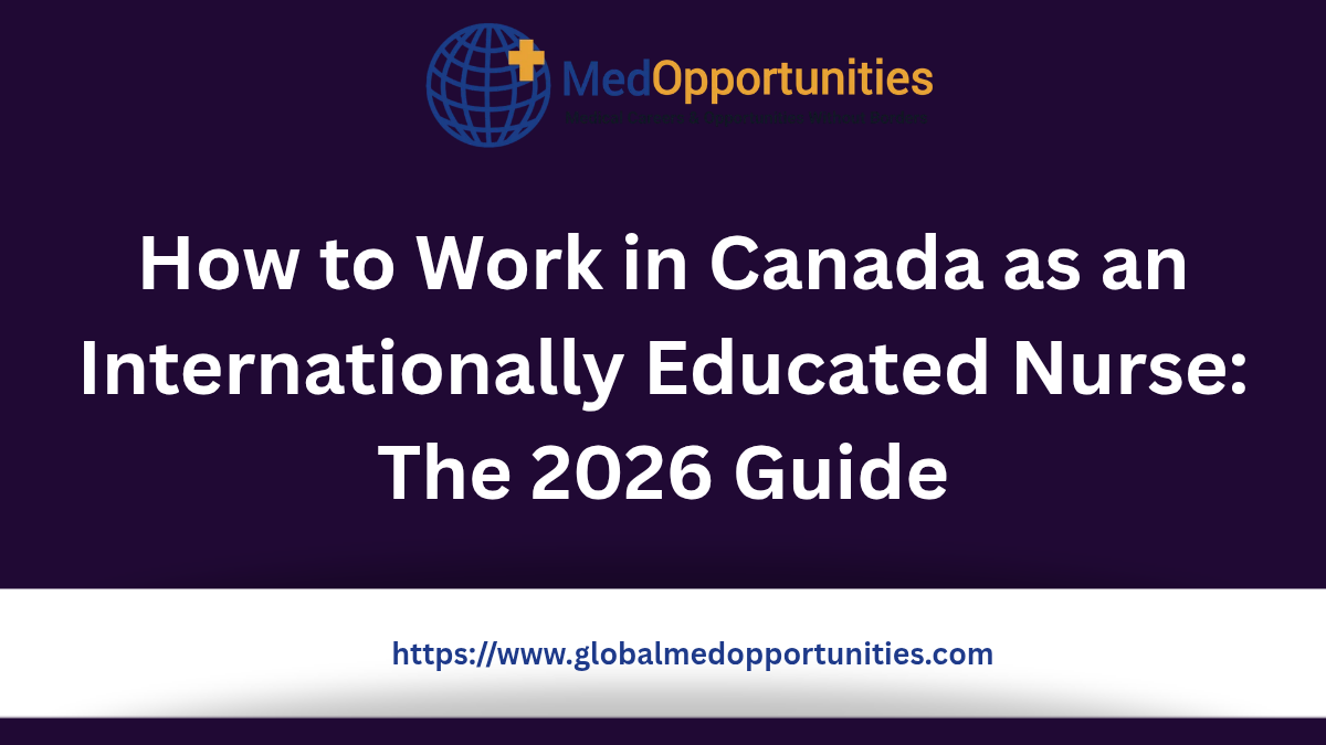 How to Work in Canada as an Internationally Educated Nurse: The 2026 Guide